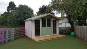 Garden office for home working