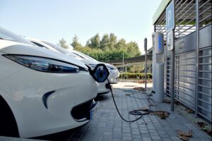 charging an electric car 