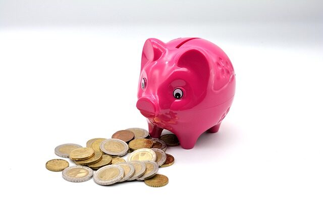 piggy bank saving money