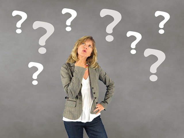 woman asking questions