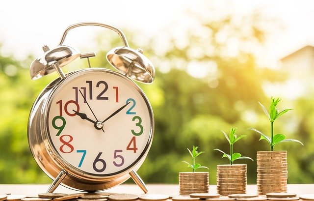IMAGE - clock and savings