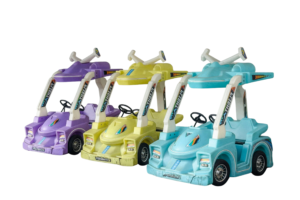 row of toy cars